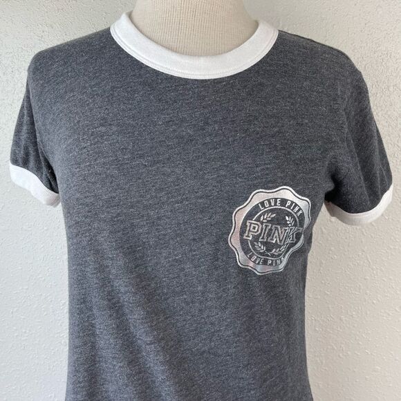 Pink Sequined T-Shirt Size S EUC - Picture 2 of 8